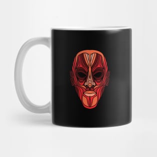 muscular face Mug